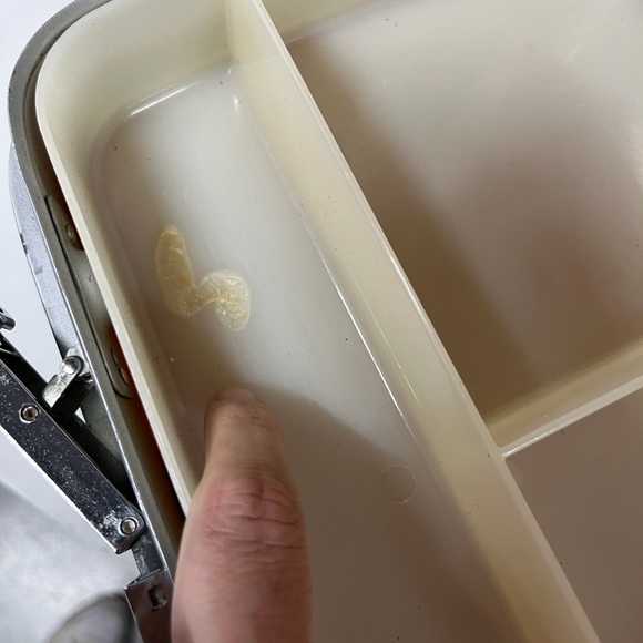 Vintage Marimekko Samsonite Fashionair Traincase Black Floral Luggage Suitcase - Picture 10 of 10